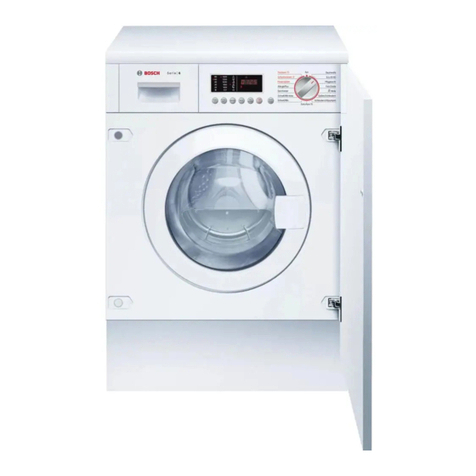 Bosch WKD28541EE Instruction Manual and Installation Instruction