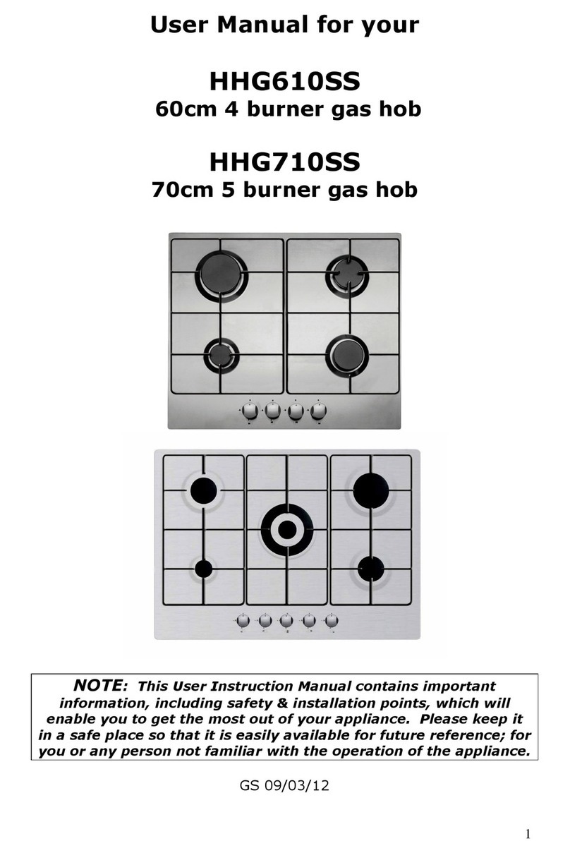 Baumatic HHG610SS User manual
