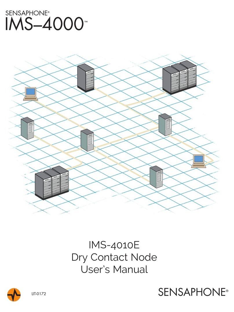 Sensaphone IMS-4010E User manual