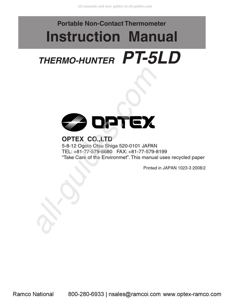 Optex PT-5LD instruction manual