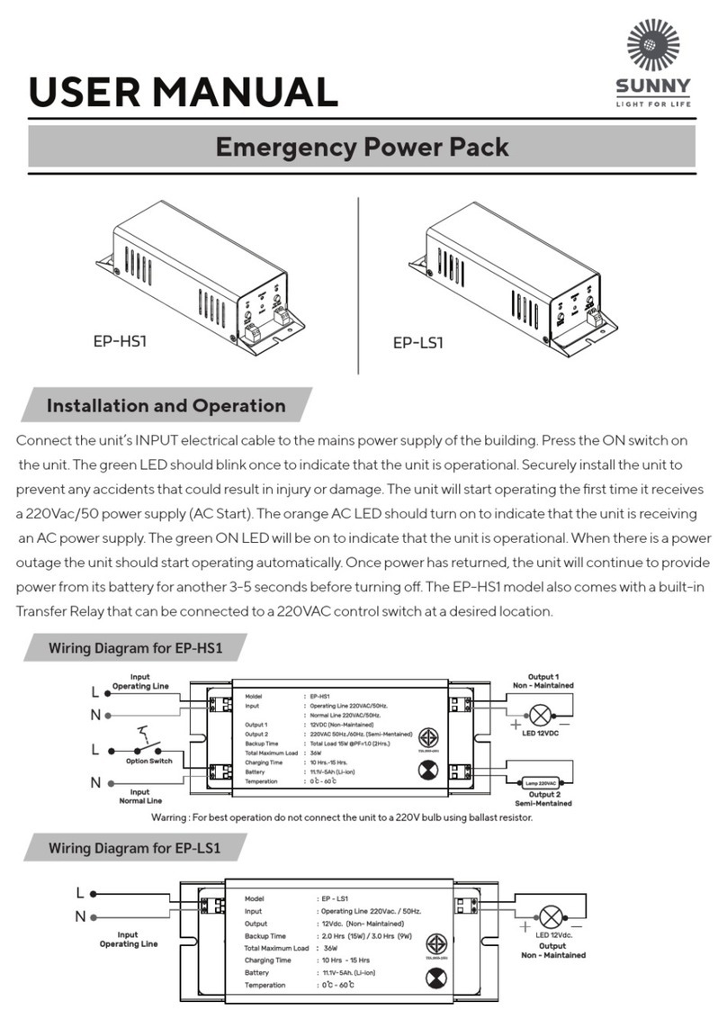 Sunny EP-HS1 user manual