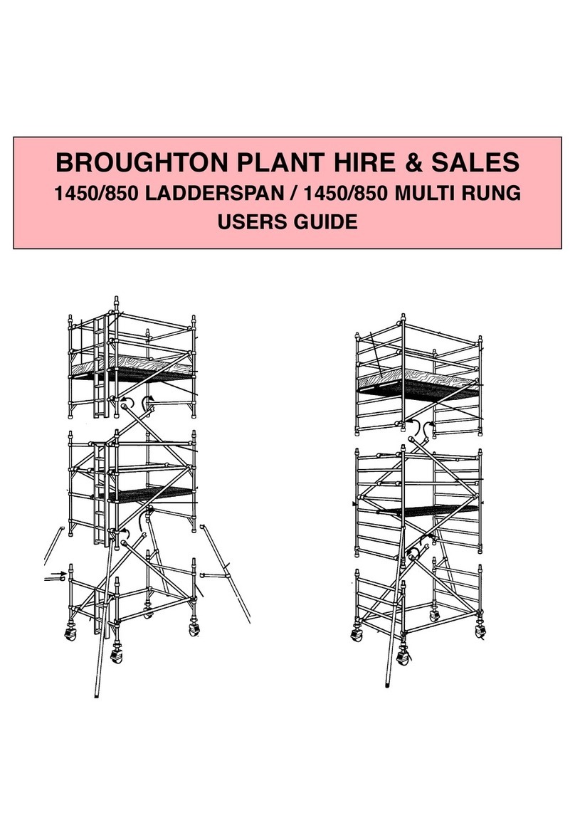 Broughton 1450/850 LADDERSPAN User manual