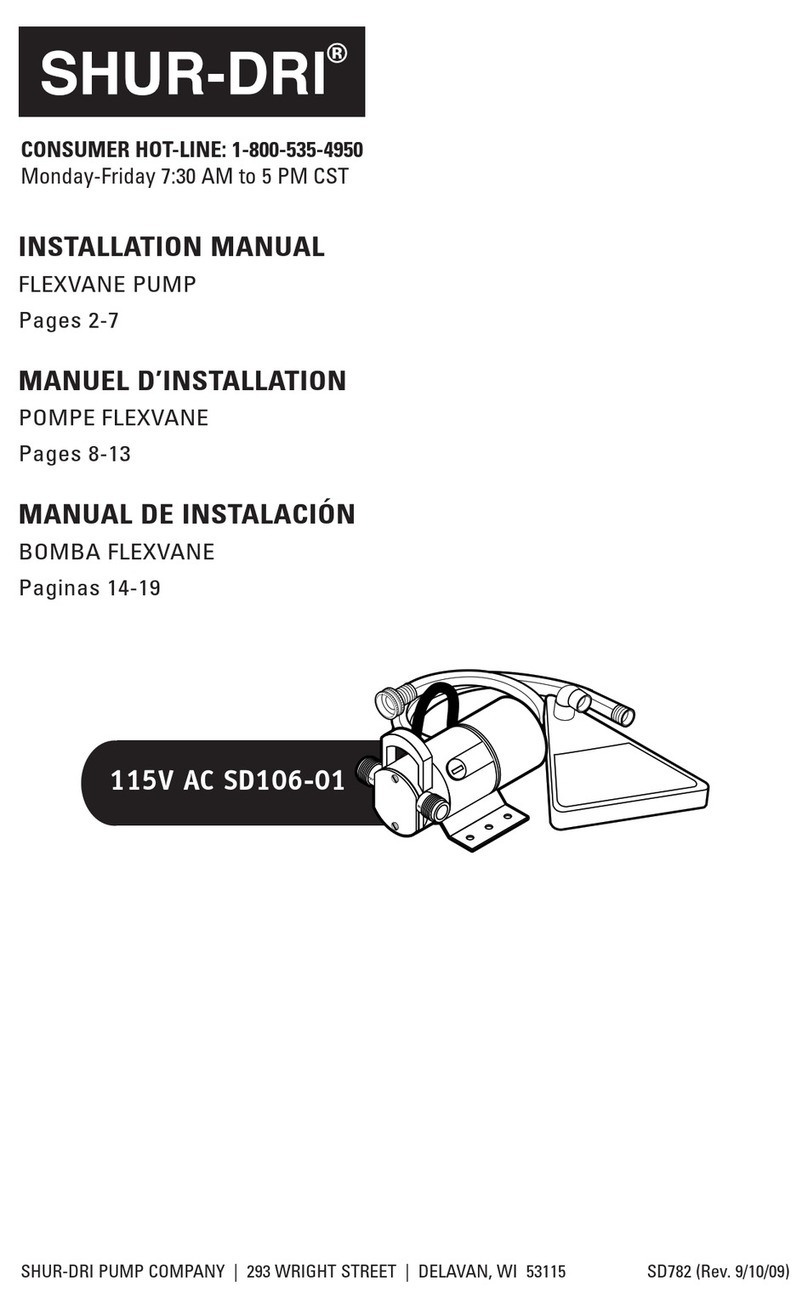 SHUR-DRI SD106-01 installation manual