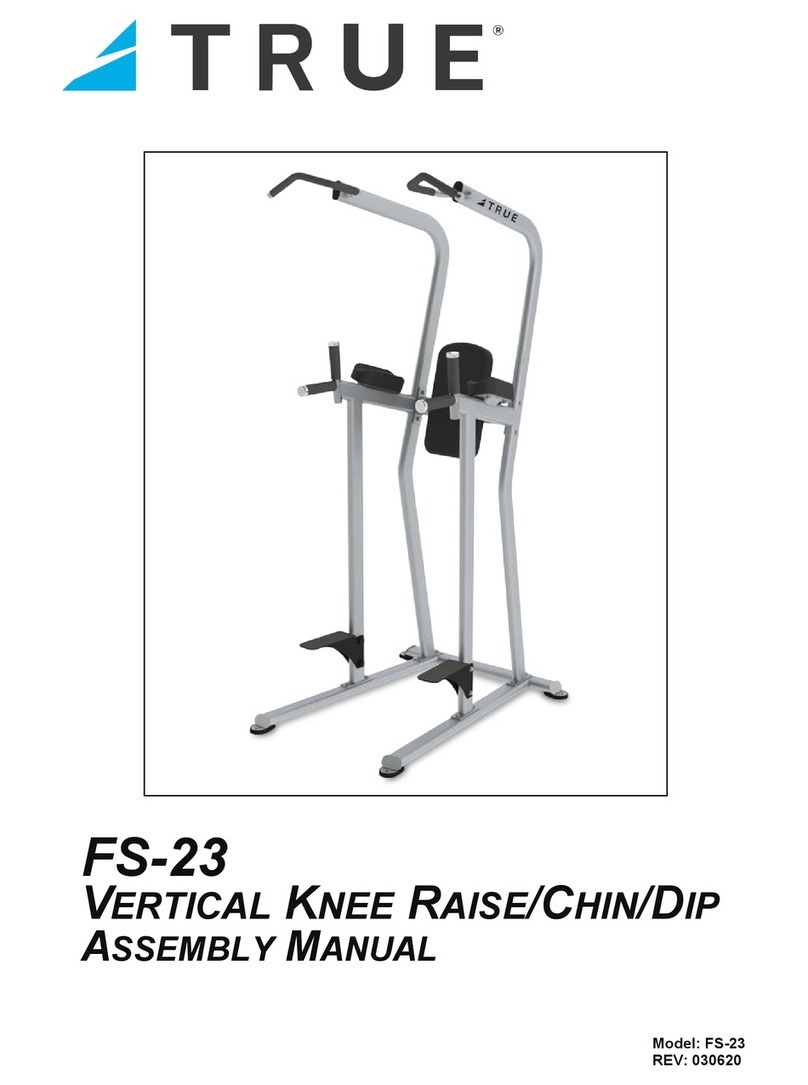 True Fitness FS-23 Assembly manual