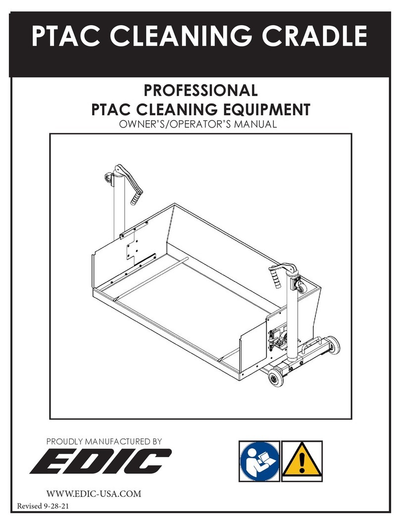 Edic PTAC Owner's manual