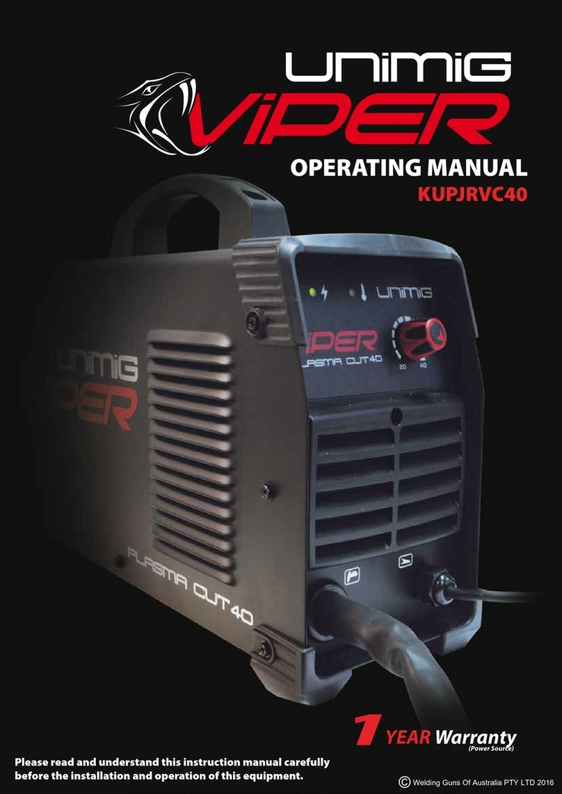 Uni-Mig VIPER KUPJRVC40 operating manual
