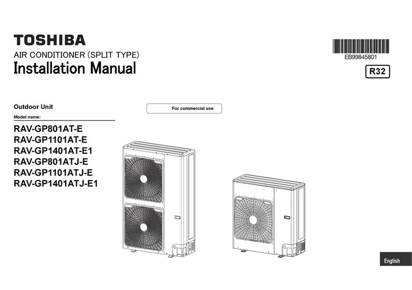Toshiba RAV-GP801AT-E User manual
