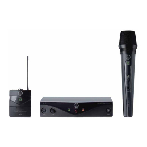 AKG PERCEPTION WIRELESS SR45 User instructions