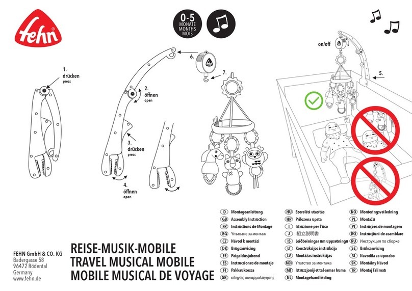 FEHN TRAVEL MUSICAL MOBILE User manual