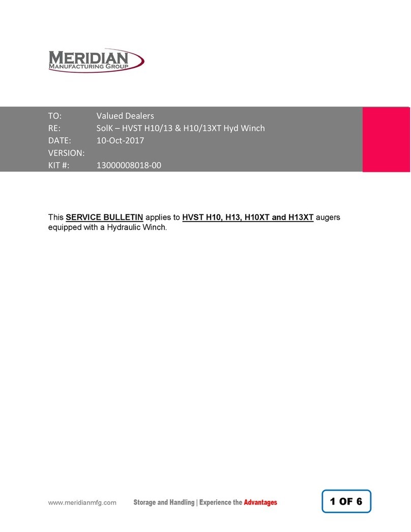 Meridian HVST H10 Service bulletin
