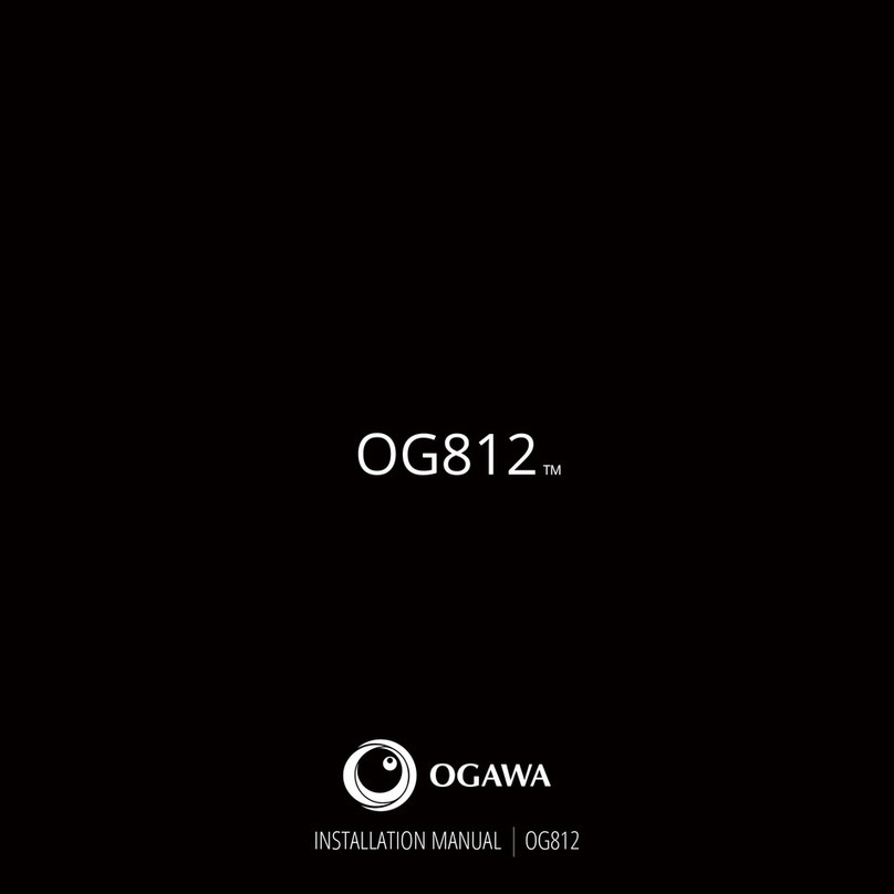 Ogawa EC802K installation manual