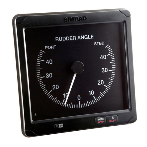 Simrad IS80 Heading Repeater HR80 User manual Simrad IS80 Heading Repeater HR80 User manual