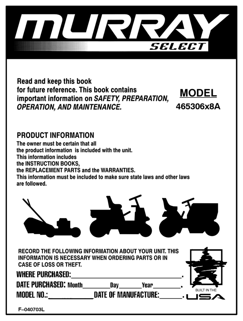 Murray 465306x8A User manual