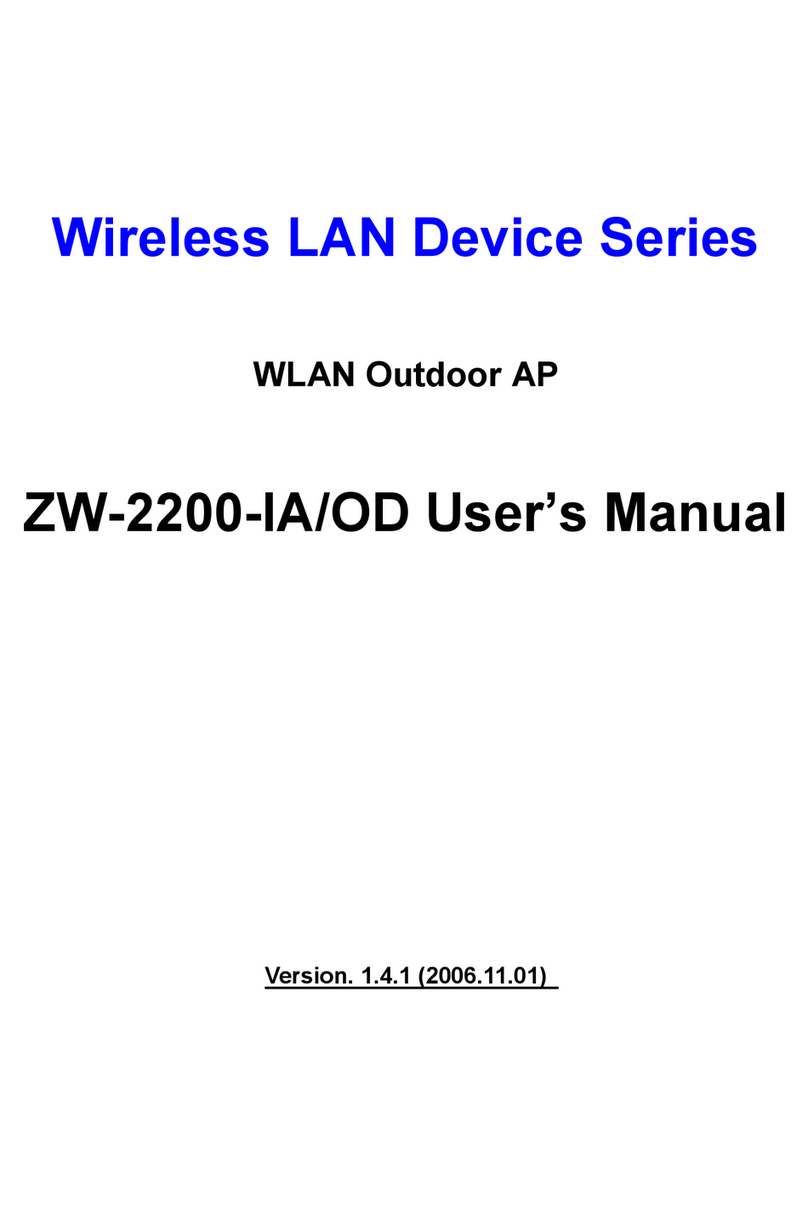Zinwell ZW-2200-IA user manual