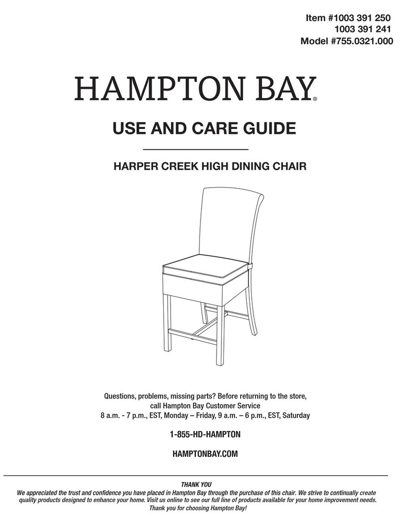HAMPTON BAY HARPER CREEK 755.0321.000 User manual