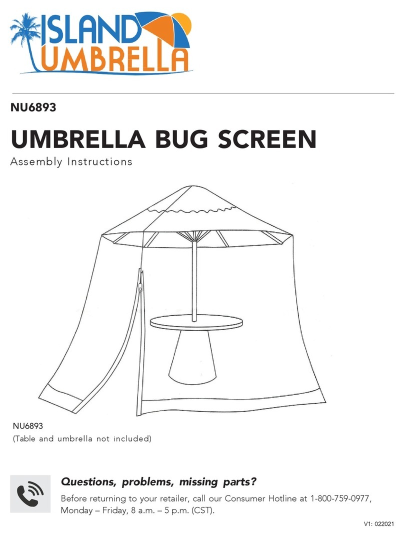 Island Umbrella NU6893 User manual