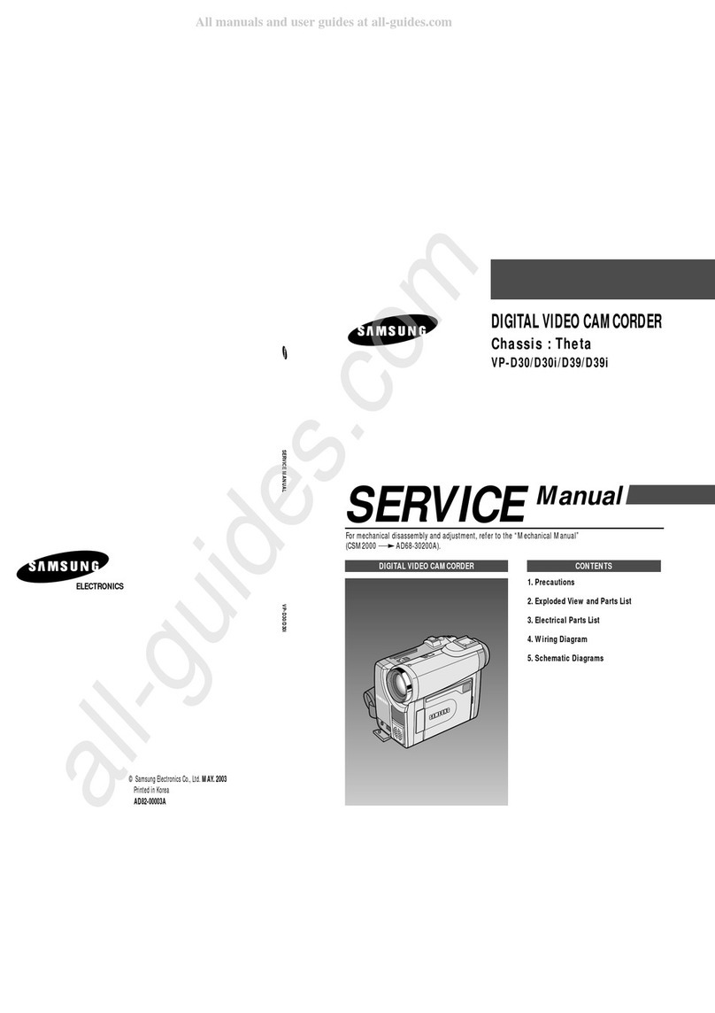 Samsung VP-D30 User manual