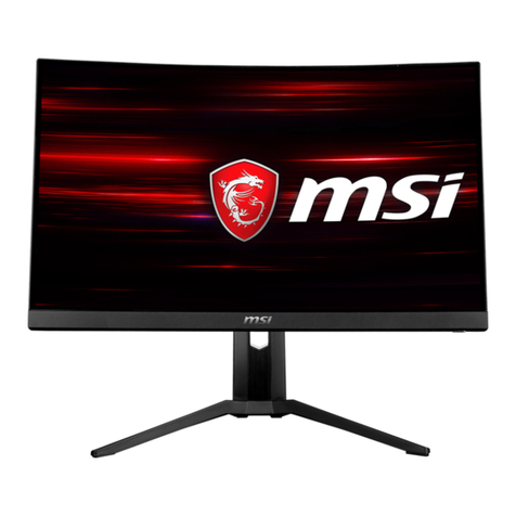 MSI Optix Series User manual MSI Optix Series User manual