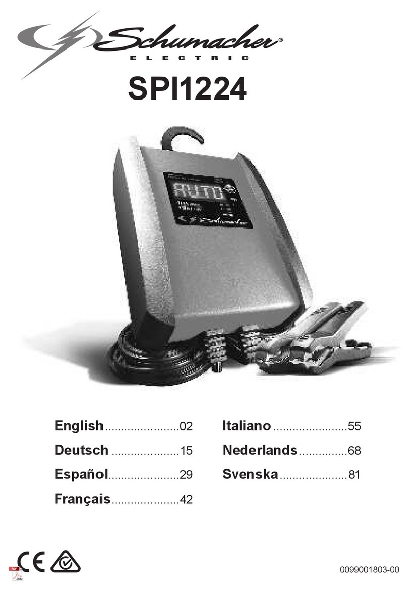 Schumacher Electric SPI1224 owner's manual