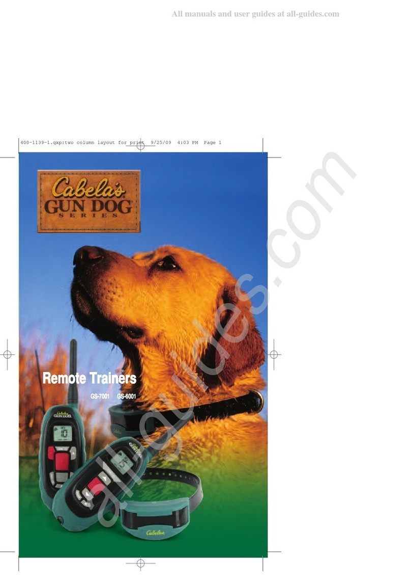 Cabela's Gun Dog GS-7001 Quick start manual