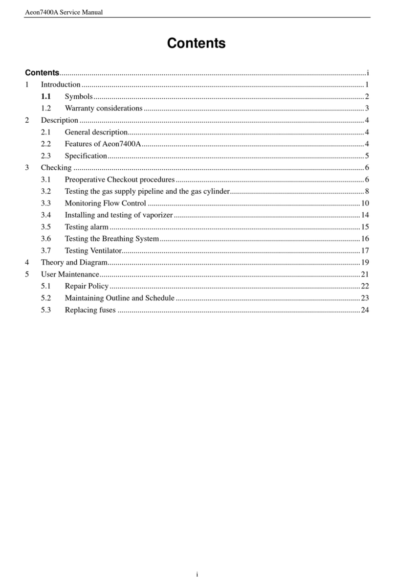 Aeonmed Aeon7400A Service manual