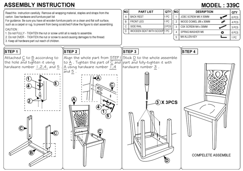 Baxton Studio 339C User manual