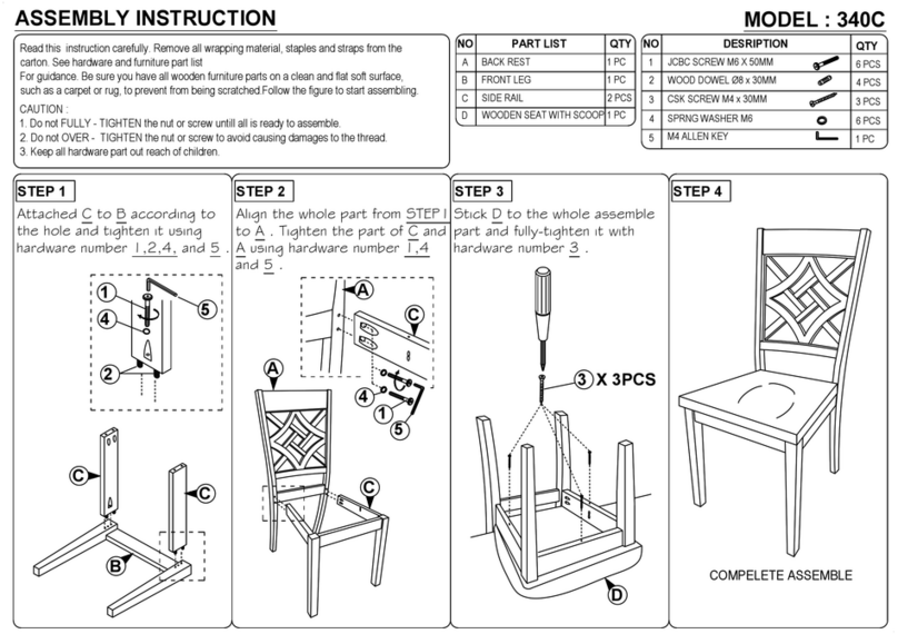 Baxton Studio 340C User manual