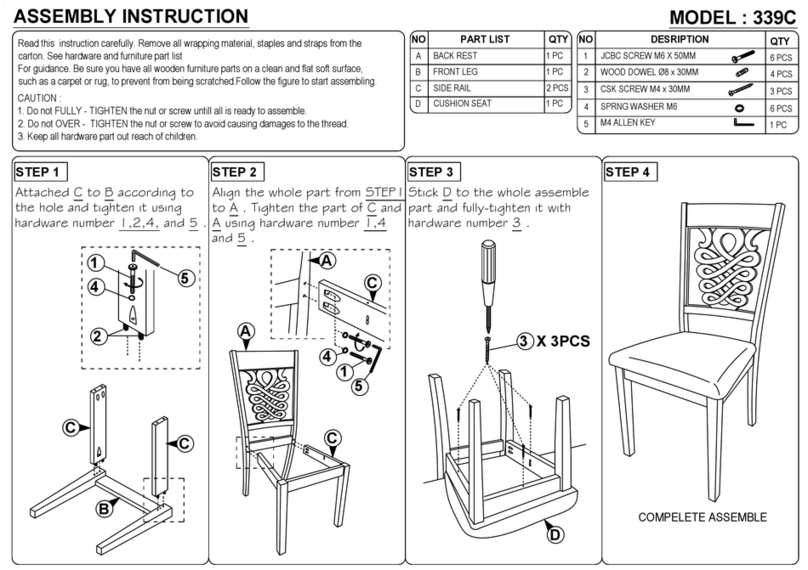 Baxton Studio 339C User manual Baxton Studio 339C User manual