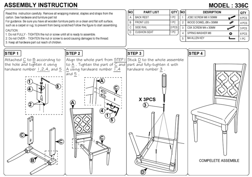 Baxton Studio 336C User manual