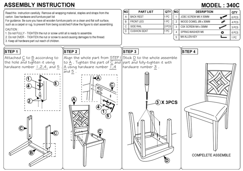 Baxton Studio 340C User manual Baxton Studio 340C User manual