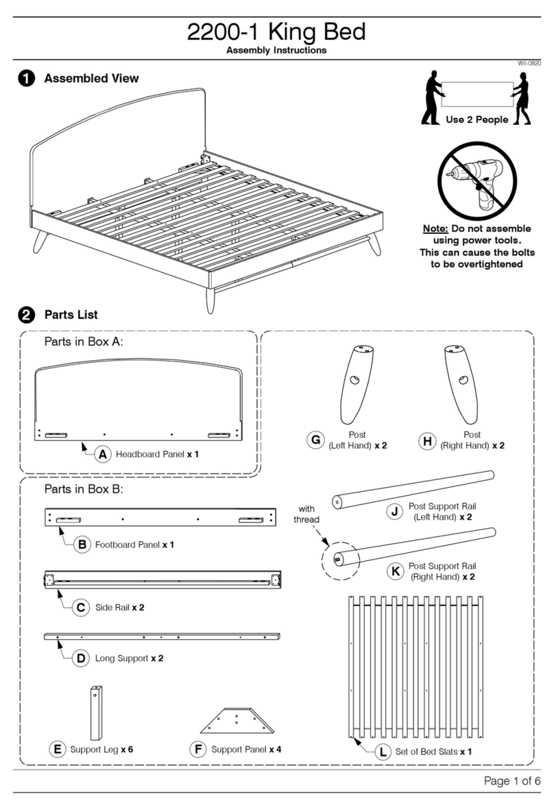 Baxton Studio 2200-1 Assembly instructions