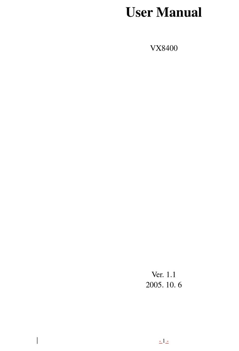 LG VX8400 User manual
