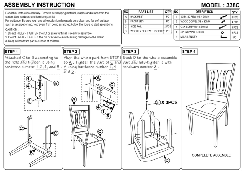 Baxton Studio 338C User manual Baxton Studio 338C User manual