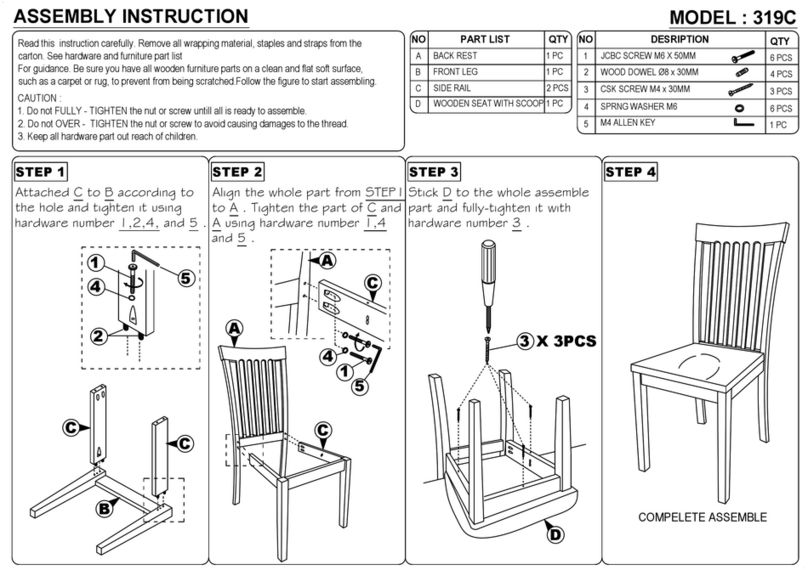 Baxton Studio 319C User manual Baxton Studio 319C User manual