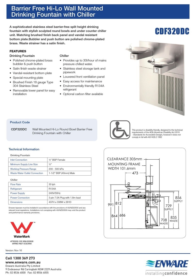 enware WaterMark CDF320DC quick start guide enware WaterMark CDF320DC quick start guide