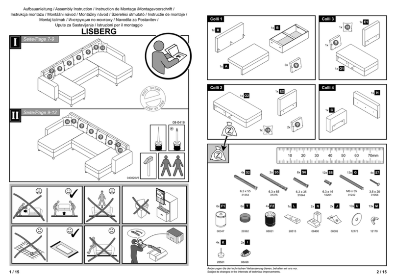 Jockenhöfer LISBERG Assembly instruction Jockenhöfer LISBERG Assembly instruction