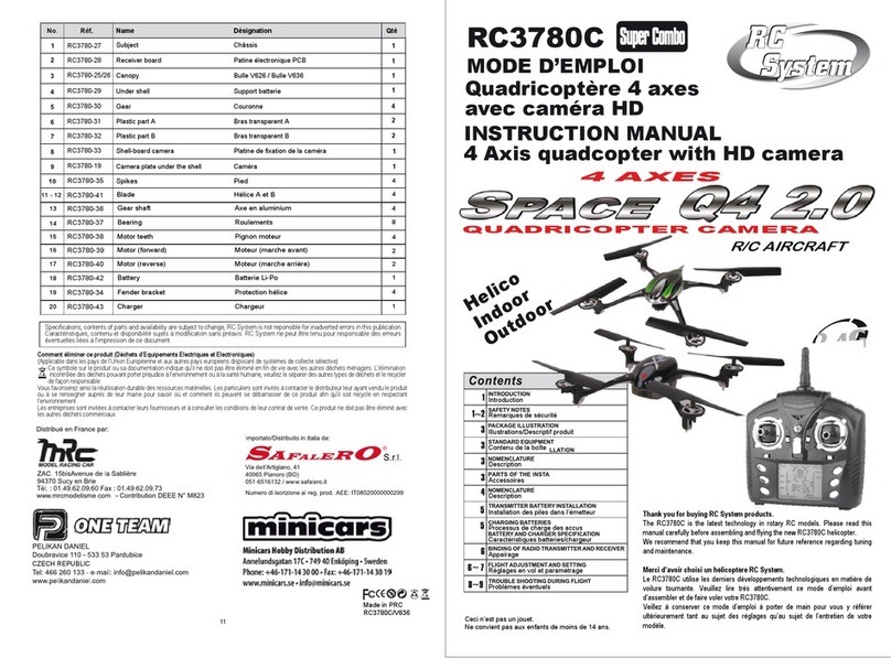 RC System Super Combo SPACE Q4 2.0 instruction manual