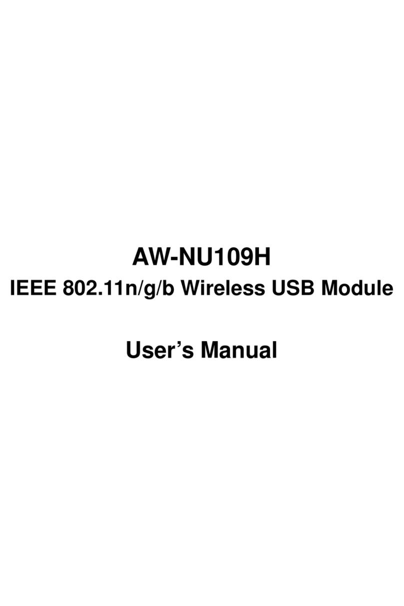 AzureWave AW-NU109H User manual