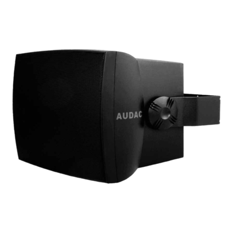 AUDAC WX802/W User manual & installation guide