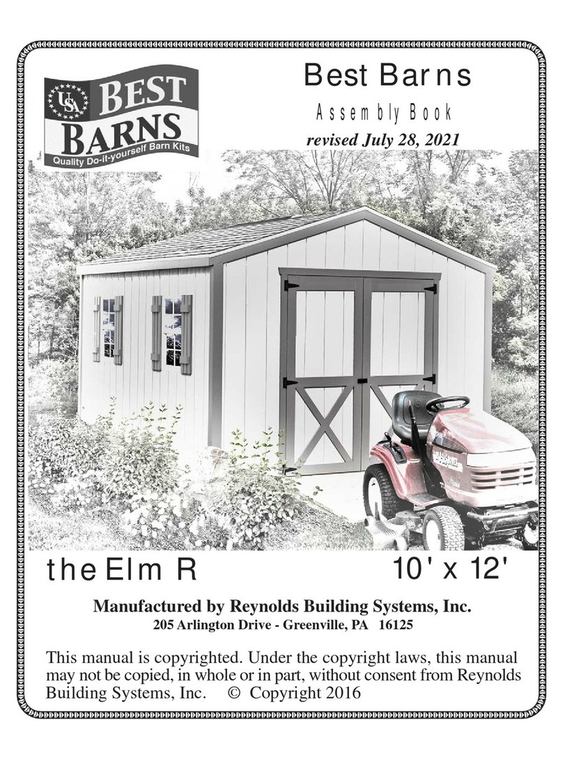Reynolds Building Systems Best Barns Elm R Assembly Book Reynolds Building Systems Best Barns Elm R Assembly Book