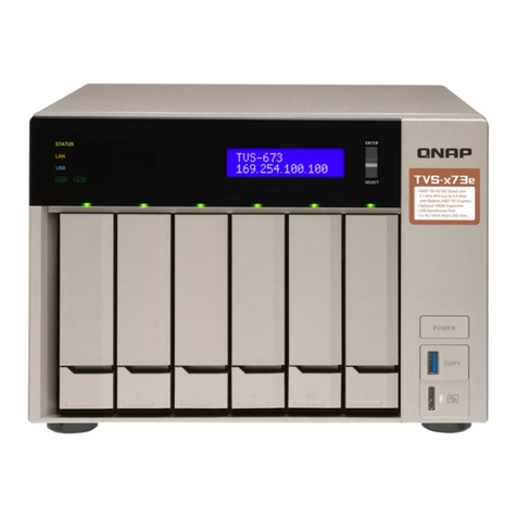 QNAP TVS-73e Series User manual