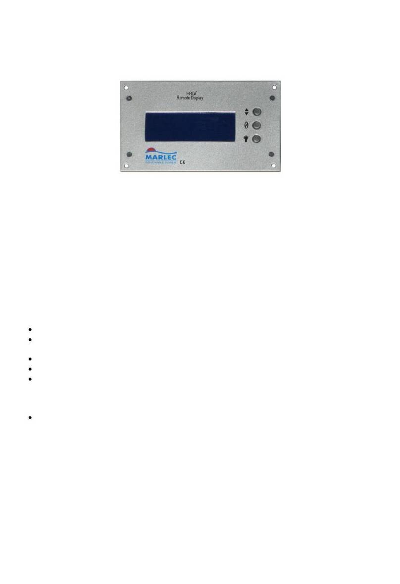 Marlec HRDi Remote Display User manual
