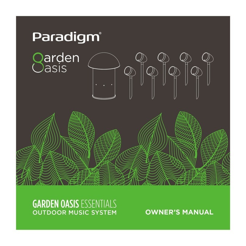 Paradigm Garden Oasis User manual