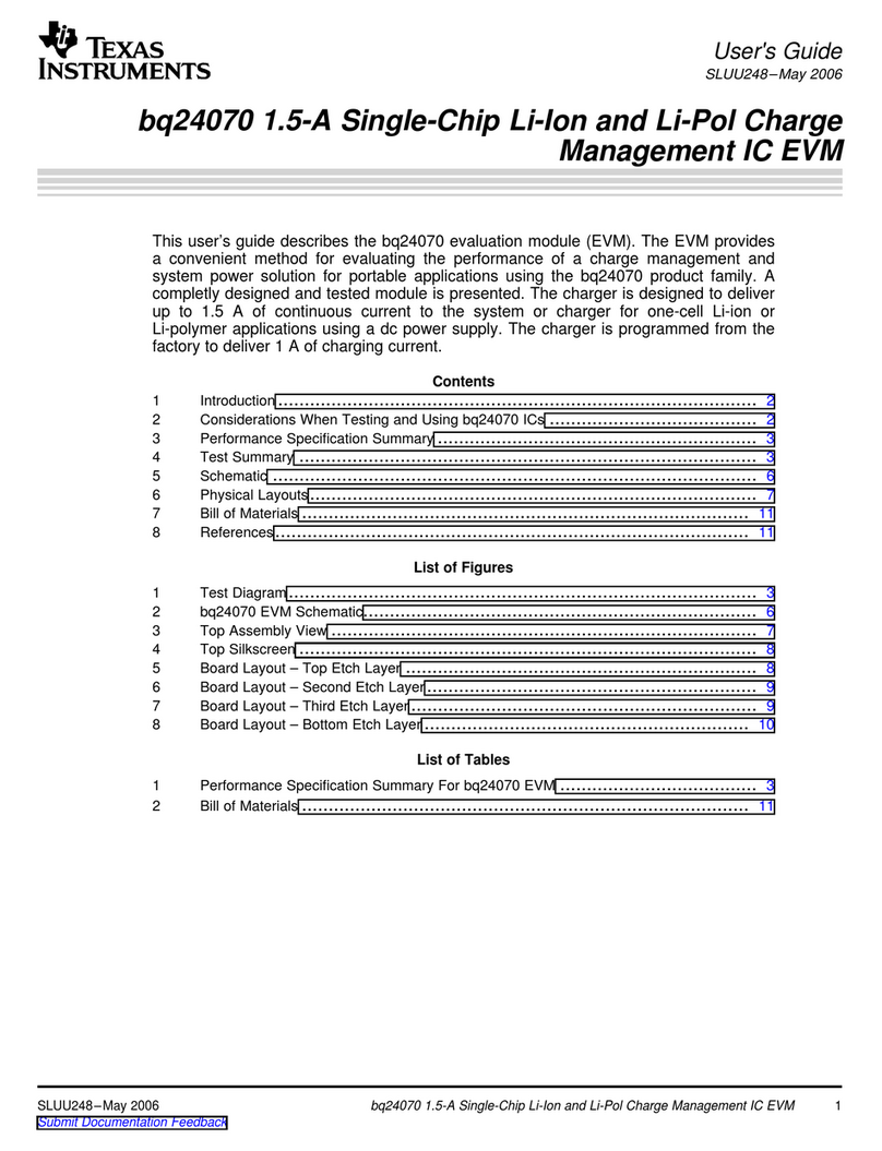 Texas Instruments bq24070 User manual