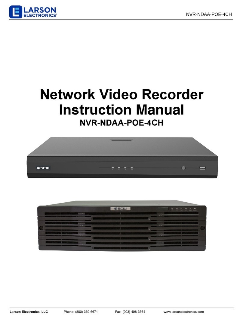 Larson Electronics NVR-NDAA-POE-4CH instruction manual