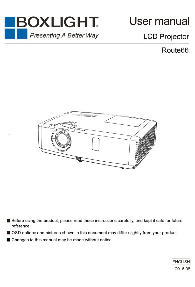 BOXLIGHT Route66 User manual