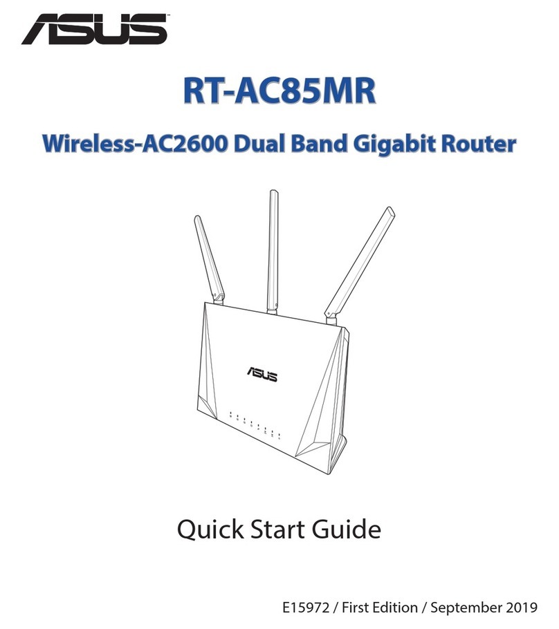 Asus RT-AC85MR User manual