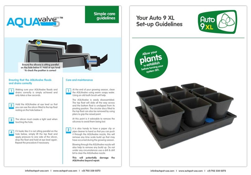 Autopot Auto 9 XL Instruction Manual