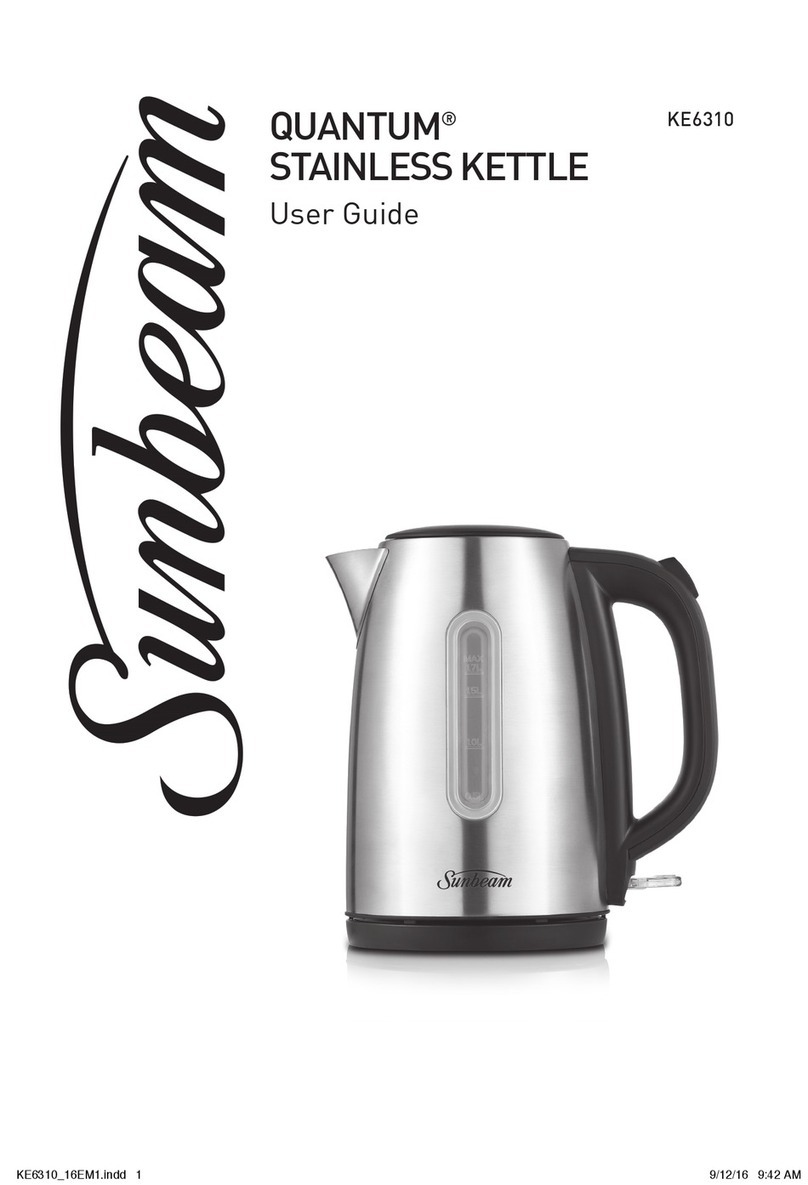 Sunbeam QUANTUM KE6310 user guide