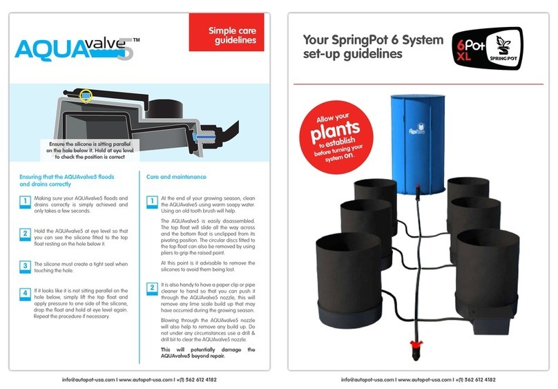Autopot SpringPot 6 Instruction Manual